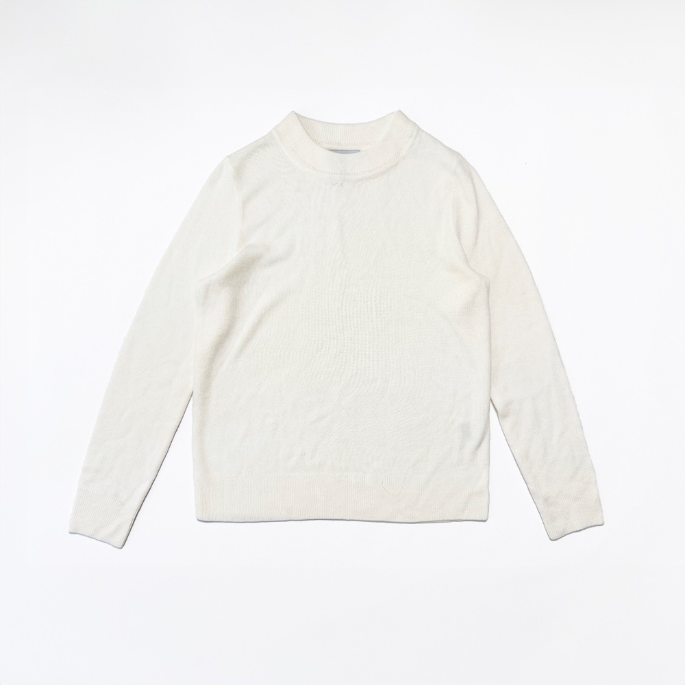 NWOT Sag Harbor Cream Crewneck Sweater